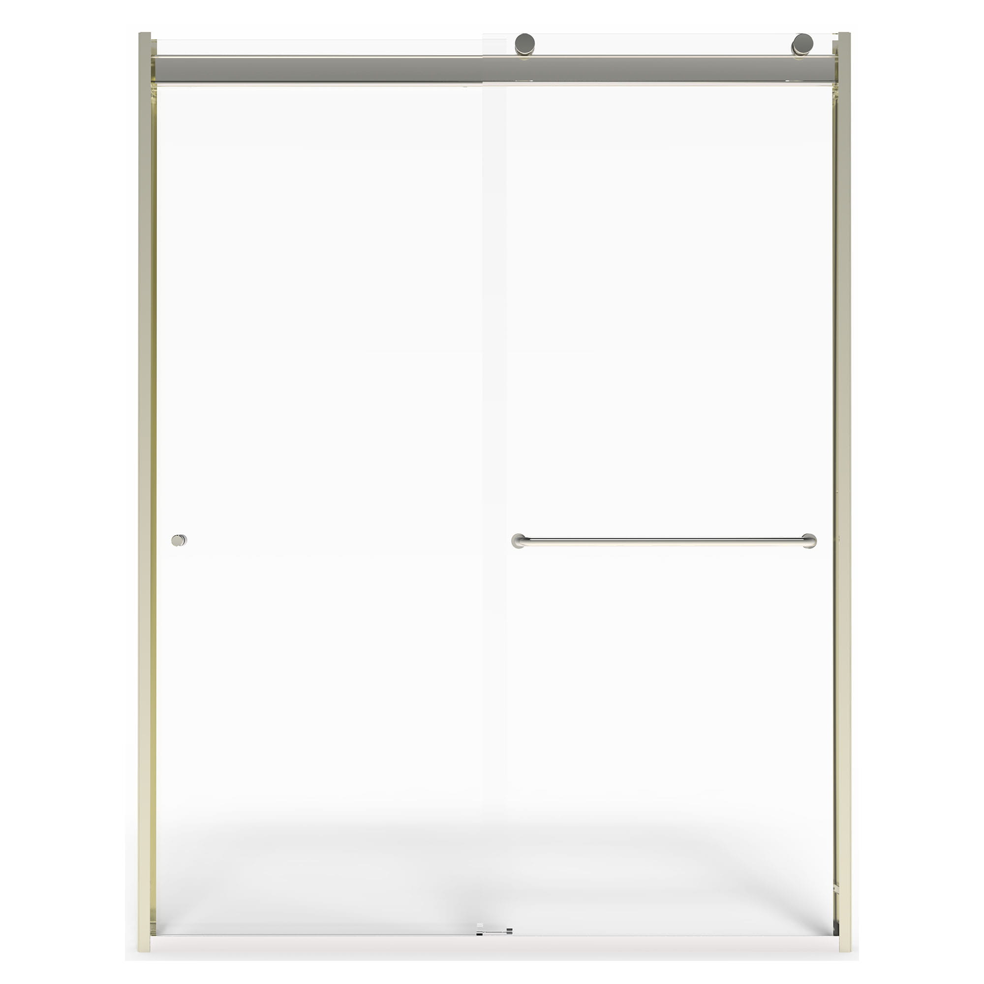 70Inch Height SemiFrameless TopRoller Sliding Shower Door